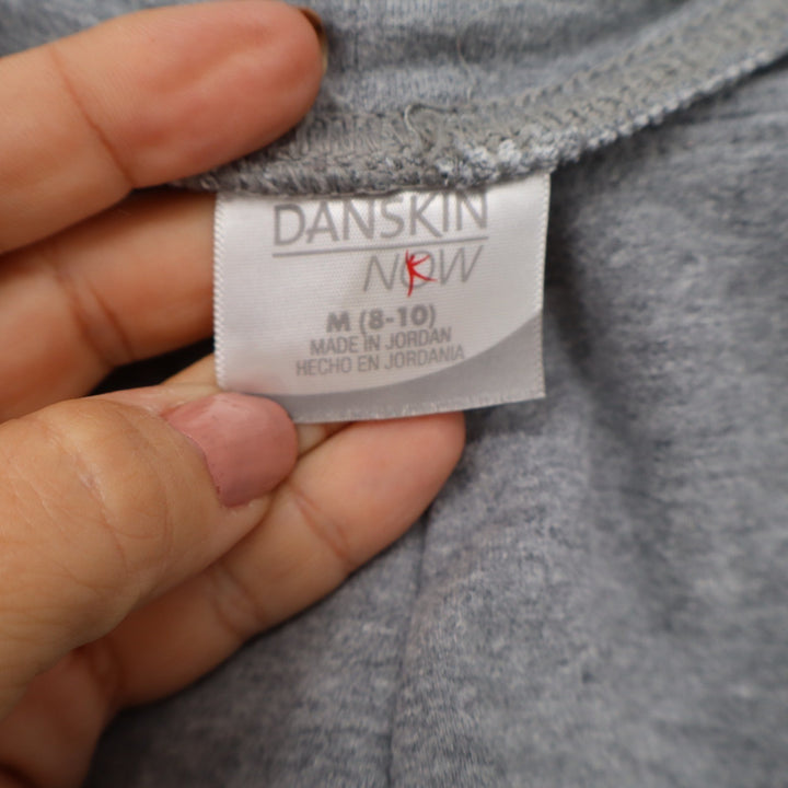 Danskin Now Classic Medium Grey Heather Knit Shorts Womens Medium