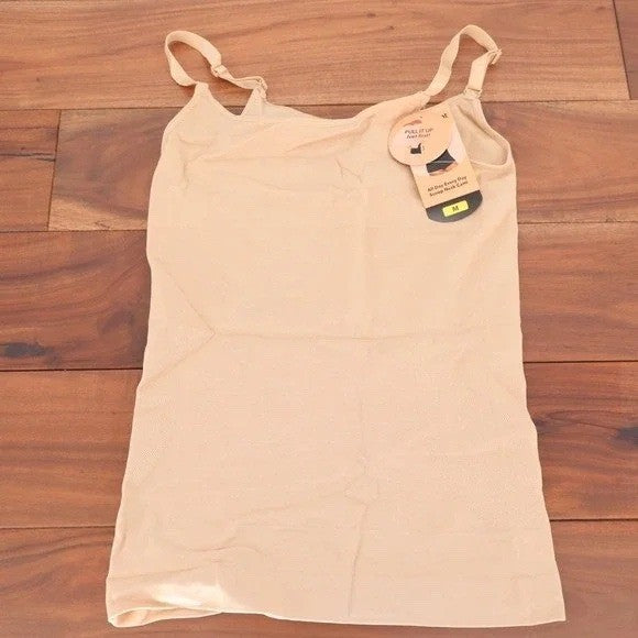 Shapermint Essentials All Day Every Day Scoop Neck Cami Medium White Shapewear