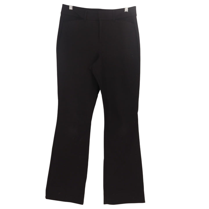 Old Navy High Waisted Pixie Flare Pants Womens 6 Black Secret Smooth Pockets