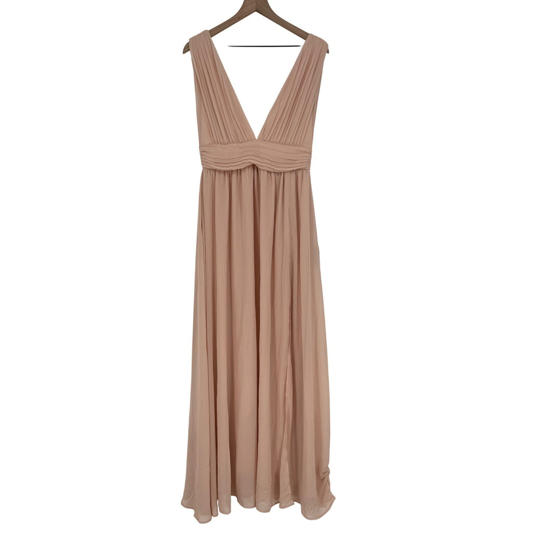 Lulus Heavenly Hues Blush Maxi Dress Size M