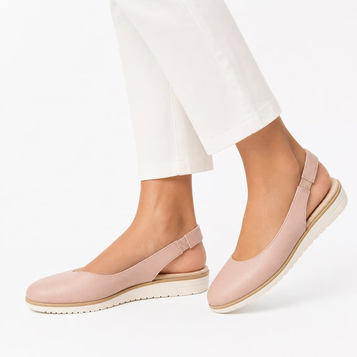 Soul Naturalizer Idea d'Orsay Slingback Flats Mauve Pink Womens 8M