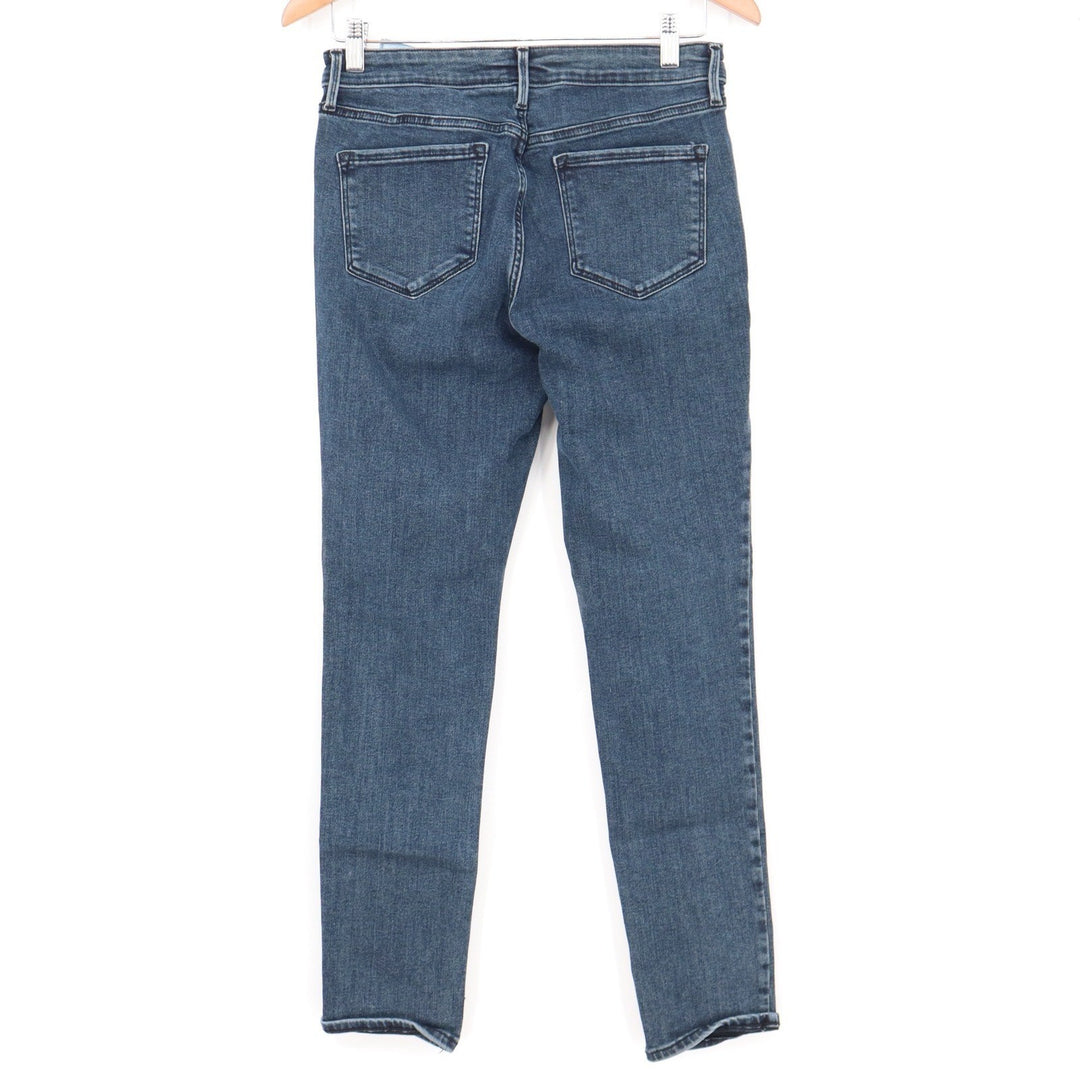 Old Navy Rockstar Super Skinny Mid-Rise Blue Jeans Size 10 Medium Wash Stretch