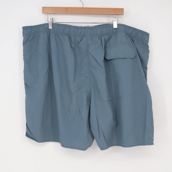Islander Swim Trunks Mens 3X Blue Mesh Lined Back Pocket Solid Good
