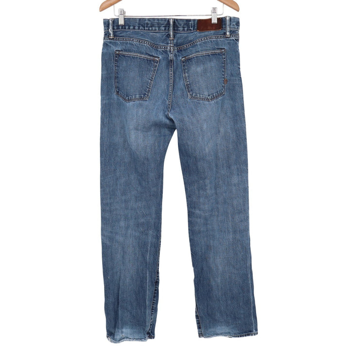 Martin + Osa Mens Bootcut Jeans Blue Medium Wash 100% Cotton 32x32 Distressed