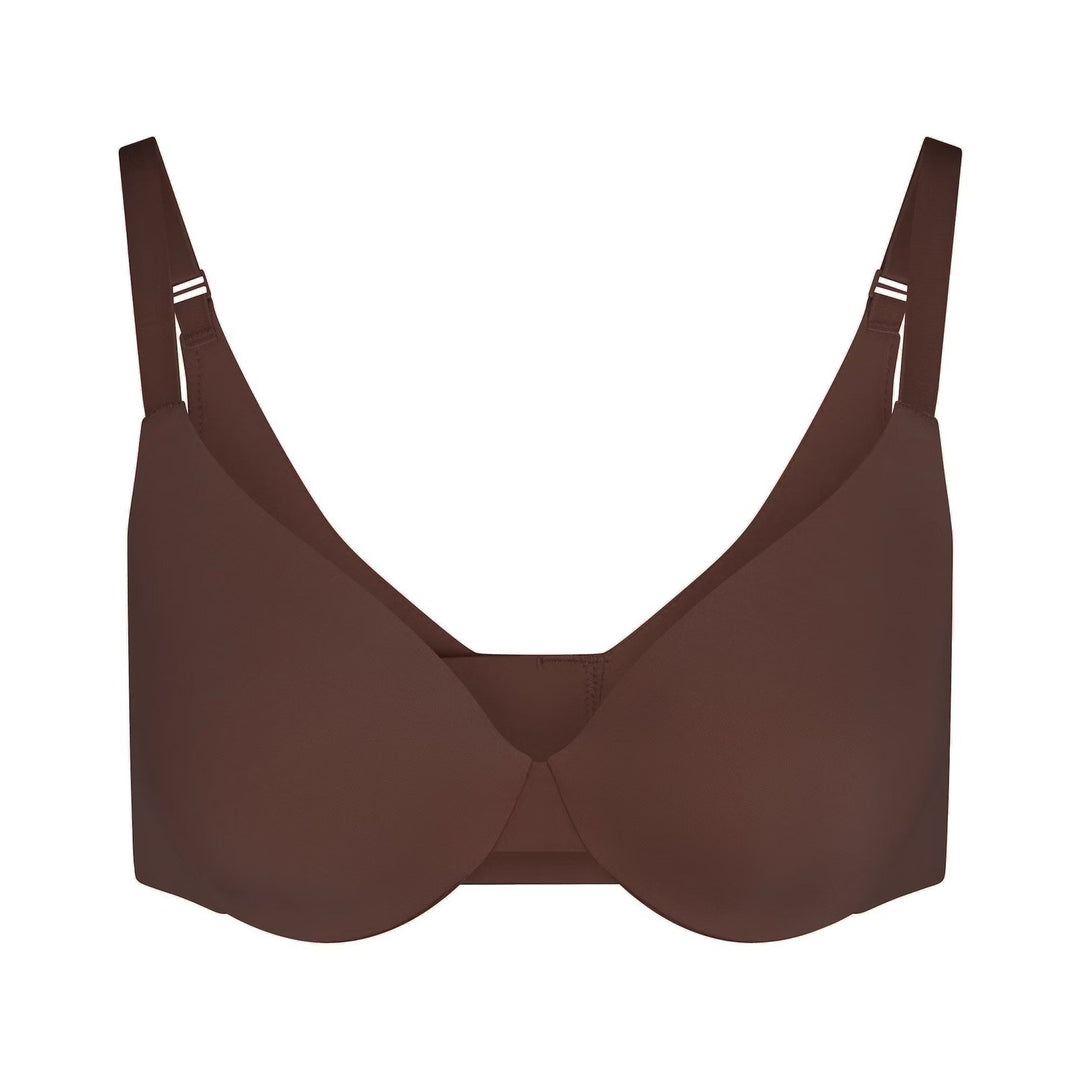 SKIMS Smoothing Intimates Full Coverage Lightly Lined Bra 44D Cocoa DM DEM 9549W