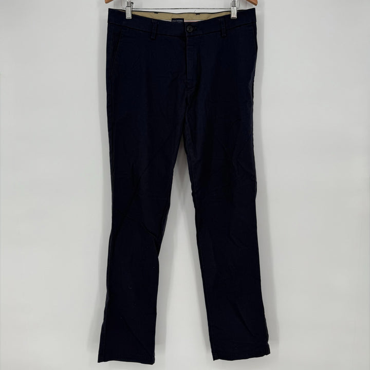 Dockers Flex Comfort Slim Fit Chino Pants Mens 33x34 Blue Cotton Stretch Formal
