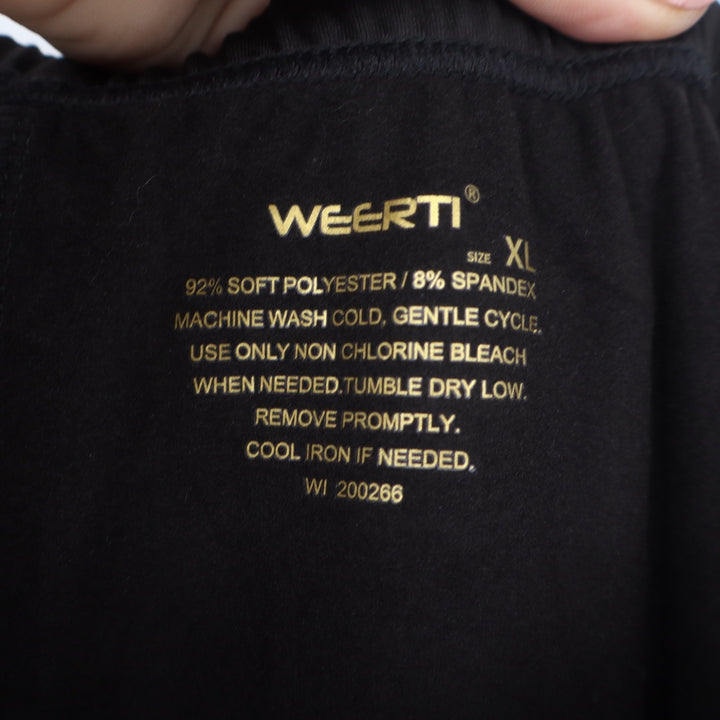 WEERTI Black Stretch Leggings XL High Waisted Soft Full Length WI