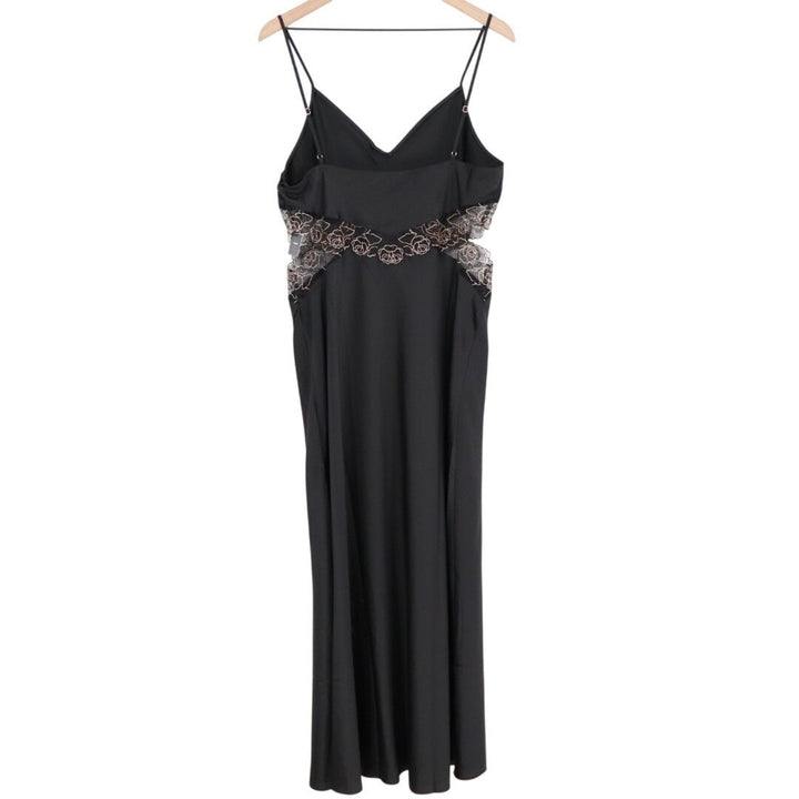 INC International Concepts Nightgown Dress Womens L Lace Trim Spaghetti Strap