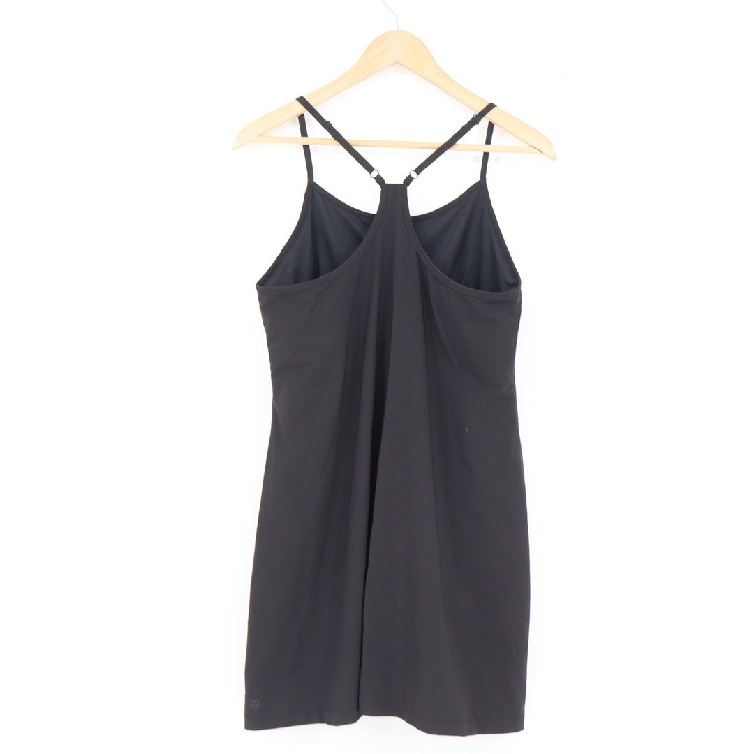 All in Motion Black Athletic Exercise Dress Built-in Shorts Pocket Large L