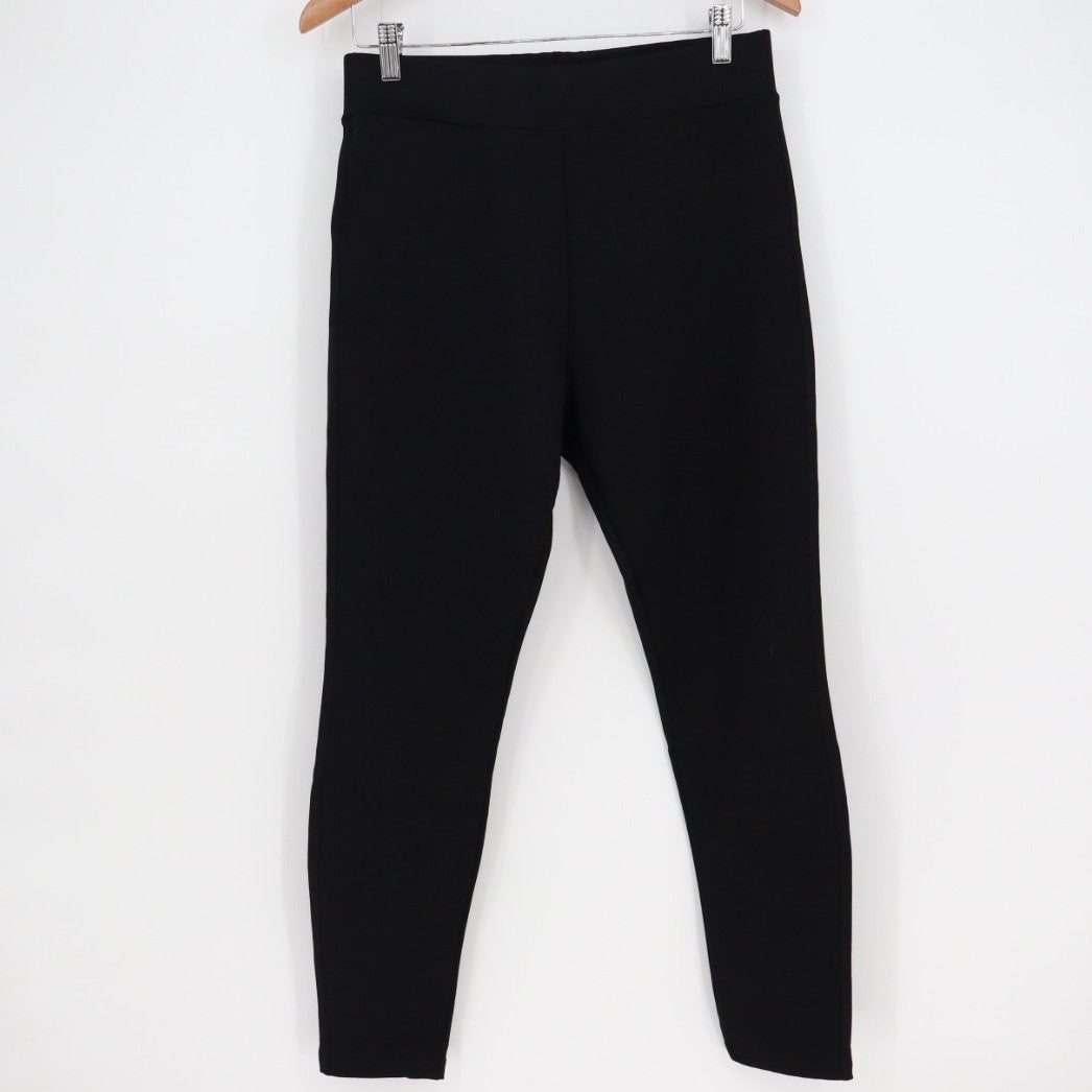 American Giant Women's Ponte Slim Pant High Rise Size 12 Made In USA