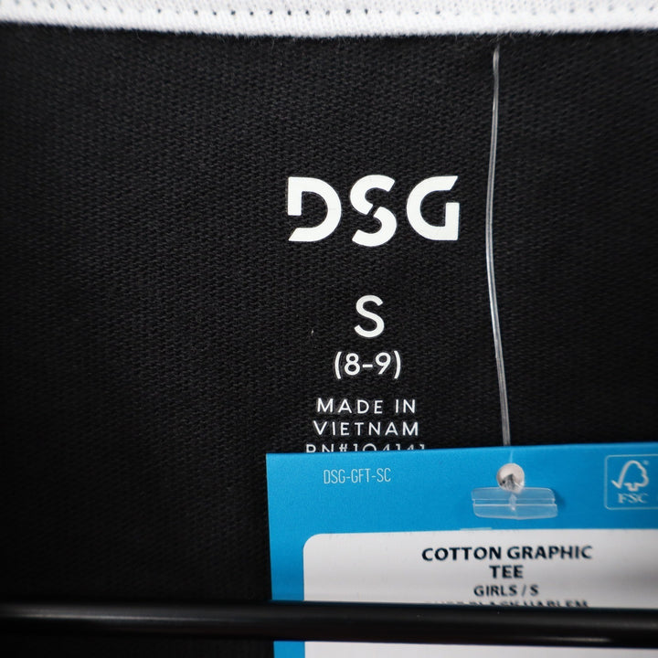 DSG Girls Small Harlem New York 1948 Basketball Graphic Tee Black