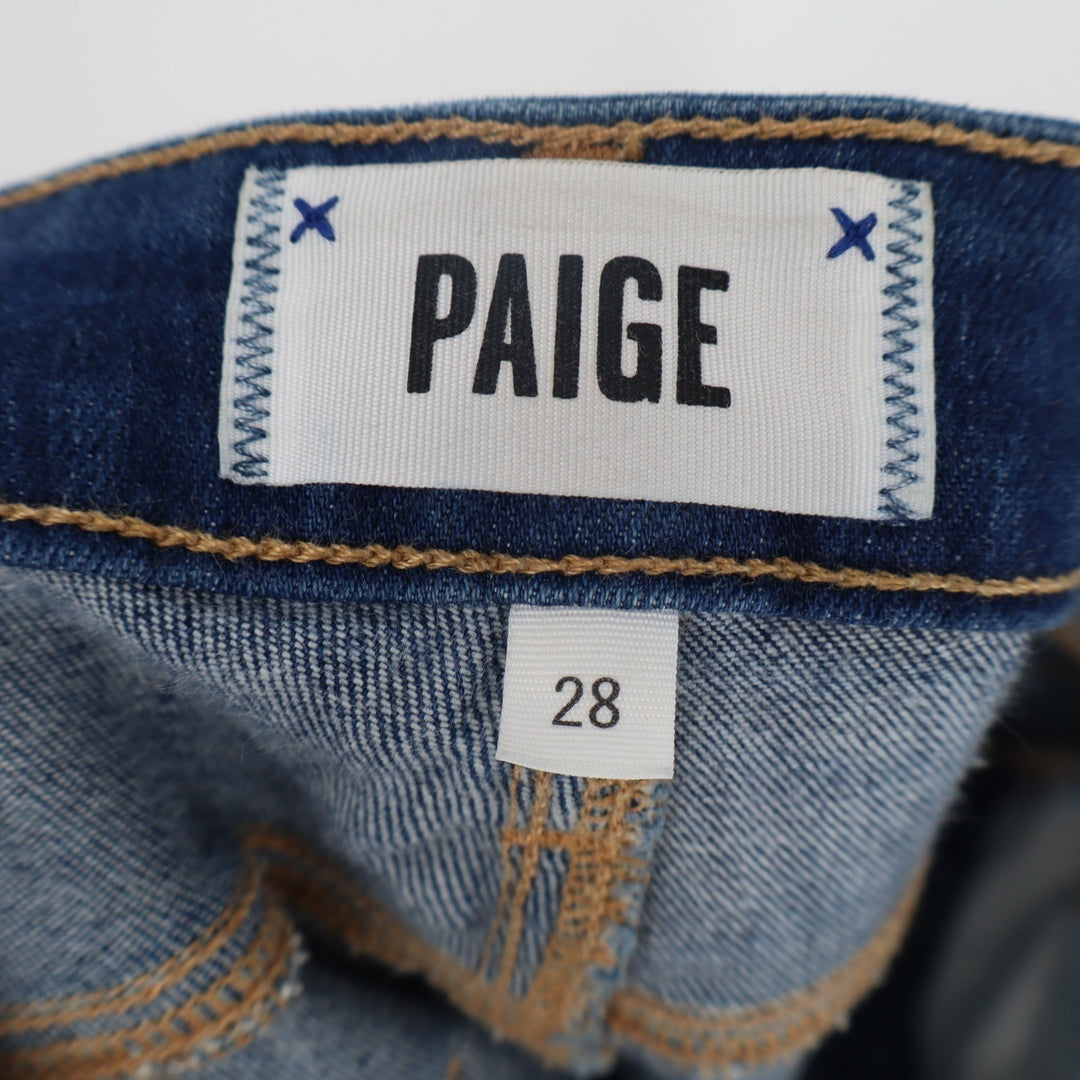 Paige Verdugo Ultra Skinny Jeans Womens 28 Blue Denim Cotton Stretch Mid Rise