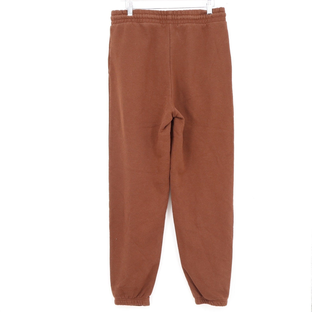 Forever 21 Brown Jogger Sweatpants Womens Large High Rise Drawstring Pockets