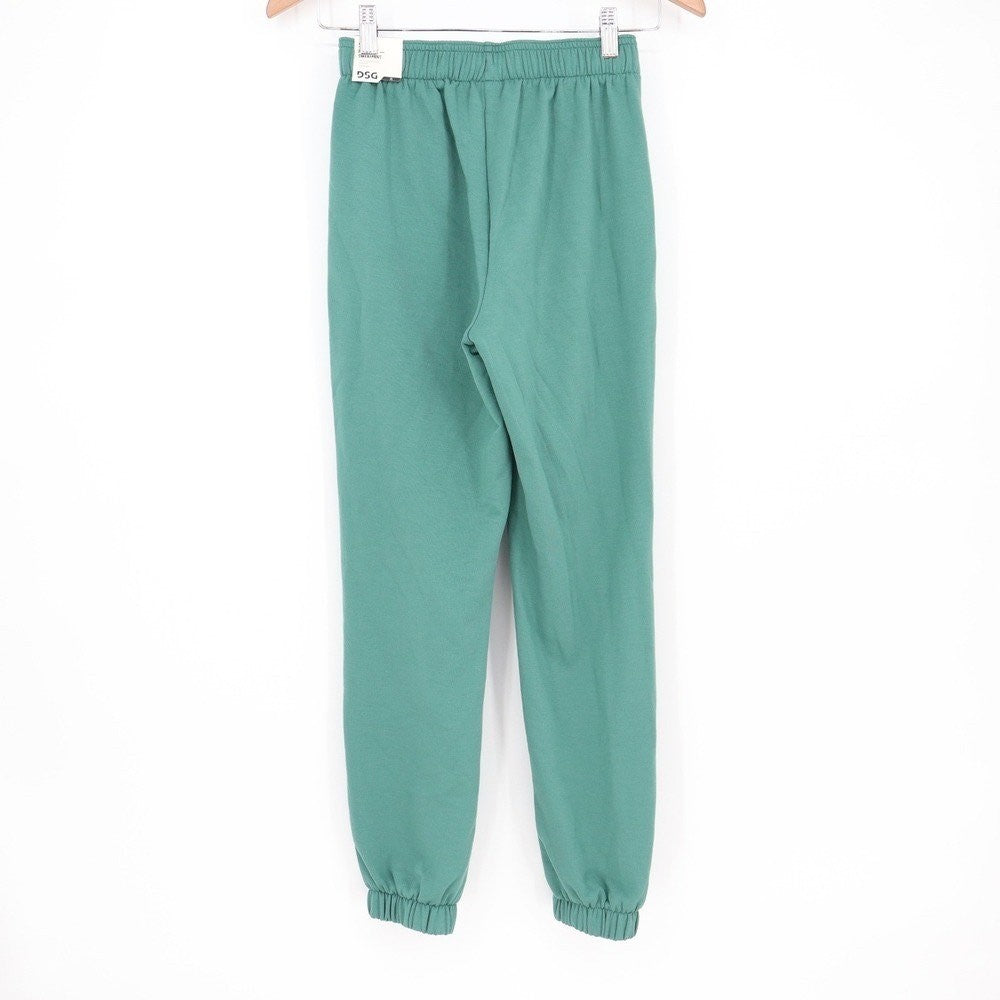 DSG So Soft Cinch Pant Womens XS Green Jogger Sweatpants CKP5903CN