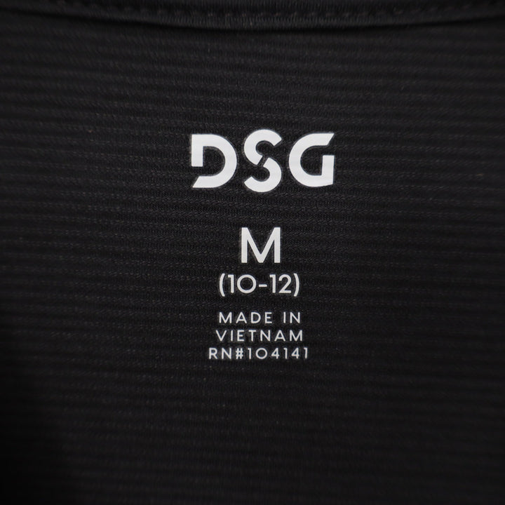 DSG Boys Movement Tee Black Short Sleeve Moisture Wicking Shirt Size M 10-12