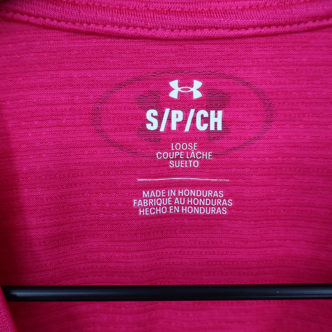 Under Armour Mens Tech Vent Tank Top Pink Heathered Sleeveless Gym Shirt S