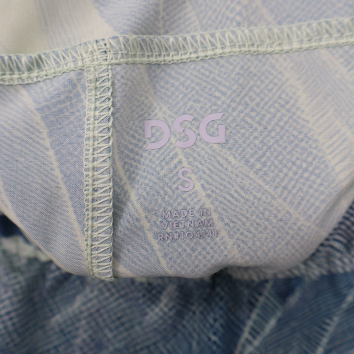 DSG Mens Agility 6 Inch Training Shorts Navy Lime Abstract Print Small NEW