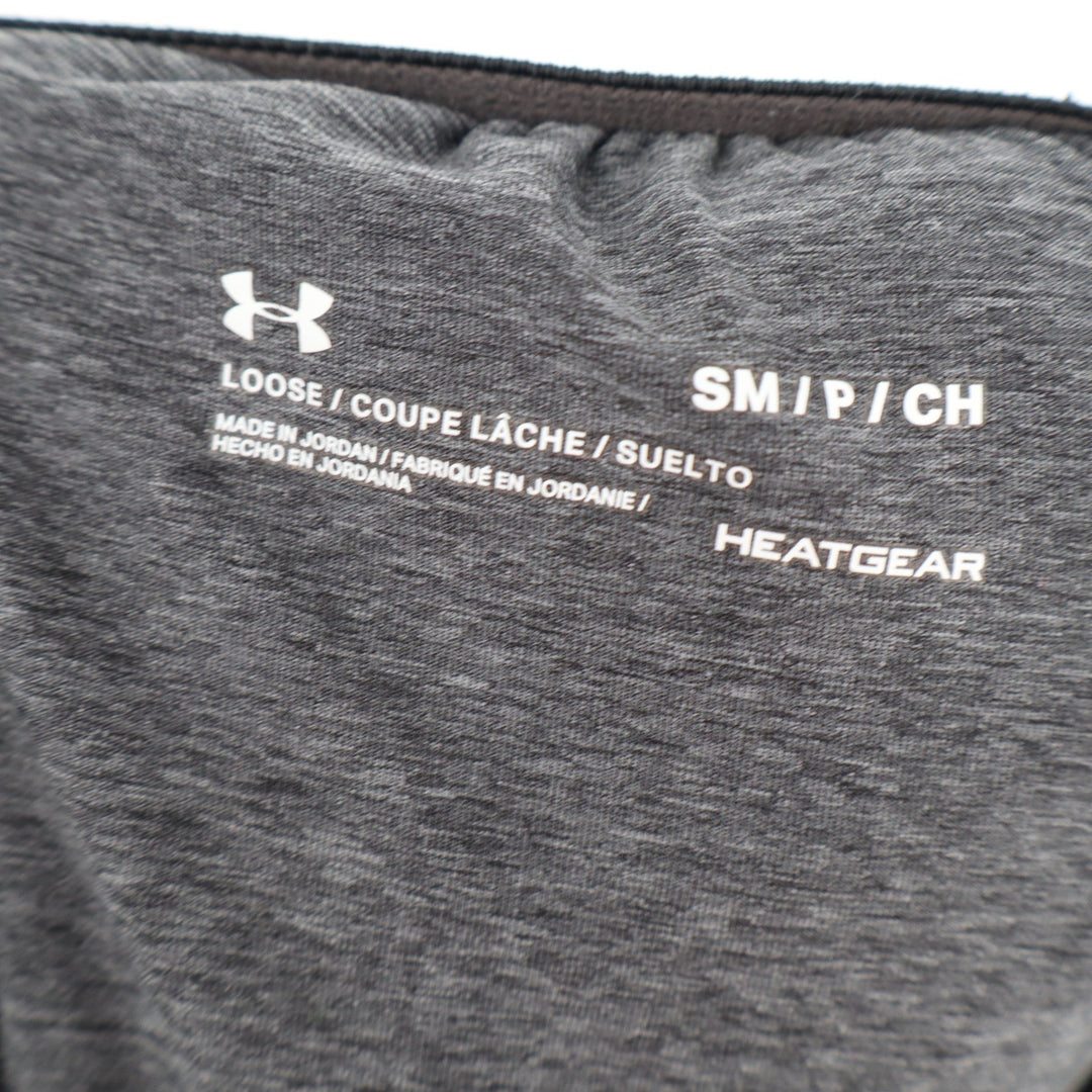 Under Armour Mens HeatGear Loose Fit Athletic Shorts Gray Heathered Small