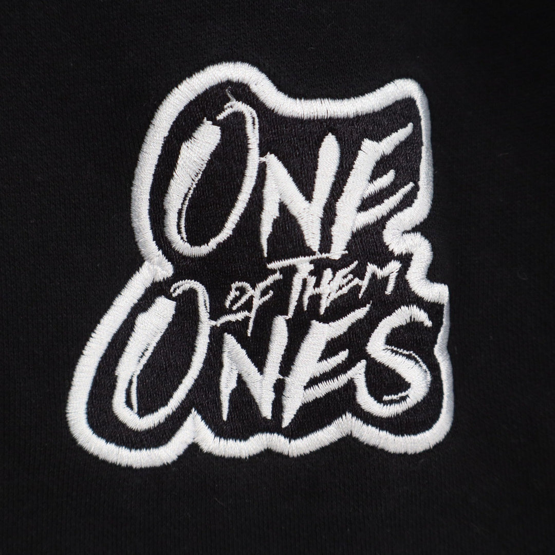Cotton Heritage One of them Ones Black Jogger Sweatpants 2X Embroidered Patch
