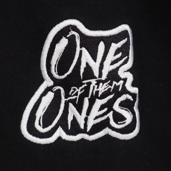 Cotton Heritage One of them Ones Black Jogger Sweatpants 2X Embroidered Patch