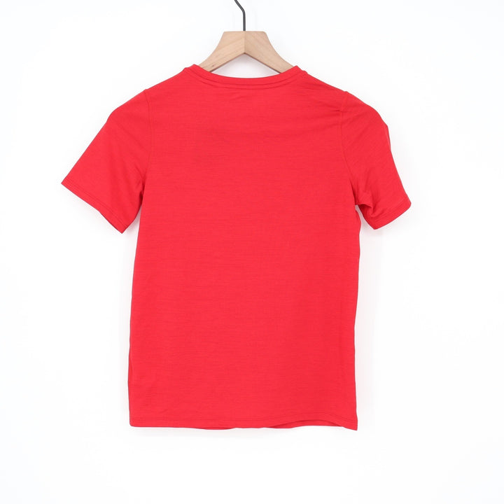 DSG Boys Movement Tee Team Red Heather Short Sleeve Athletic Shirt Size M 10-12