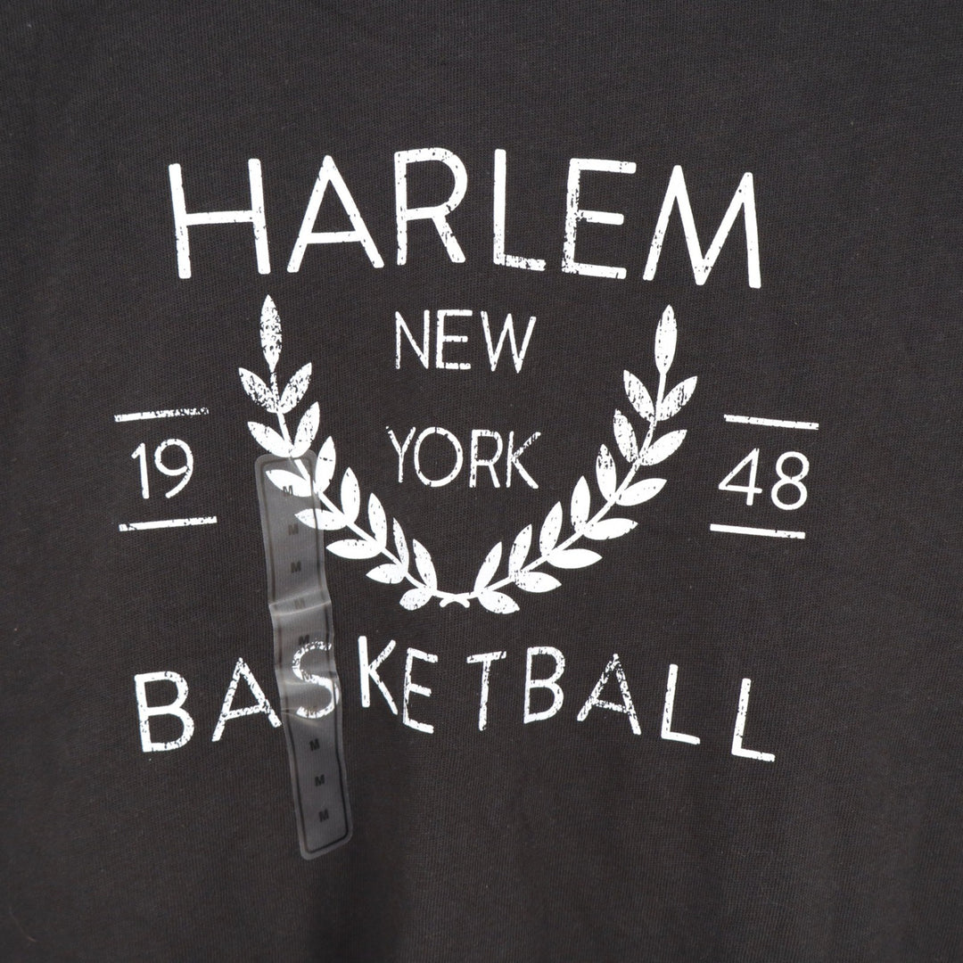 DSG Girls Medium 10-12 Harlem New York Basketball Graphic Tee Black