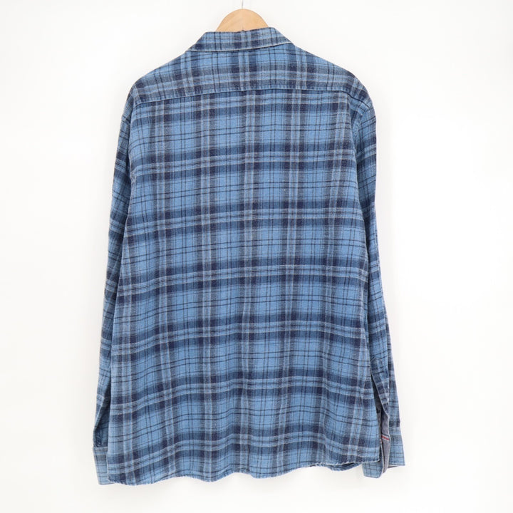 Flag & Anthem Desert Son Flannel Shirt Mens 2XL Multi Plaid Cotton Button Up
