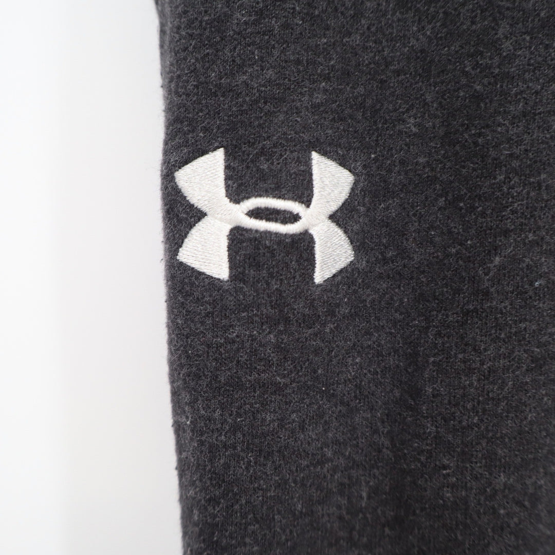 Under Armour Mens Rival Fleece Joggers Charcoal Gray Loose Fit Large