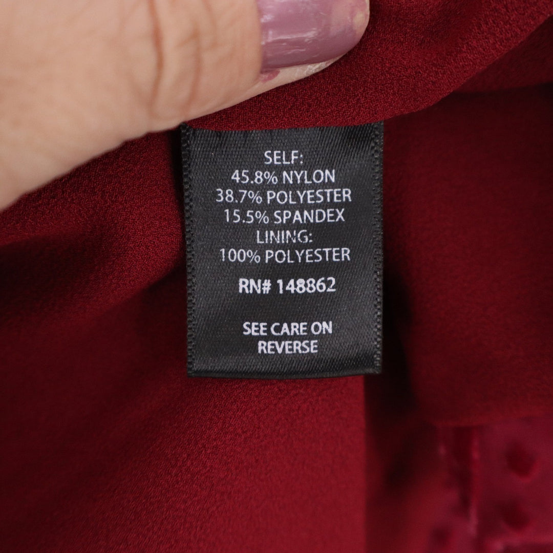 Torrid Womens Plus Size 1 Burgundy Red Velvet Paisley Open Front Cardigan Jacket