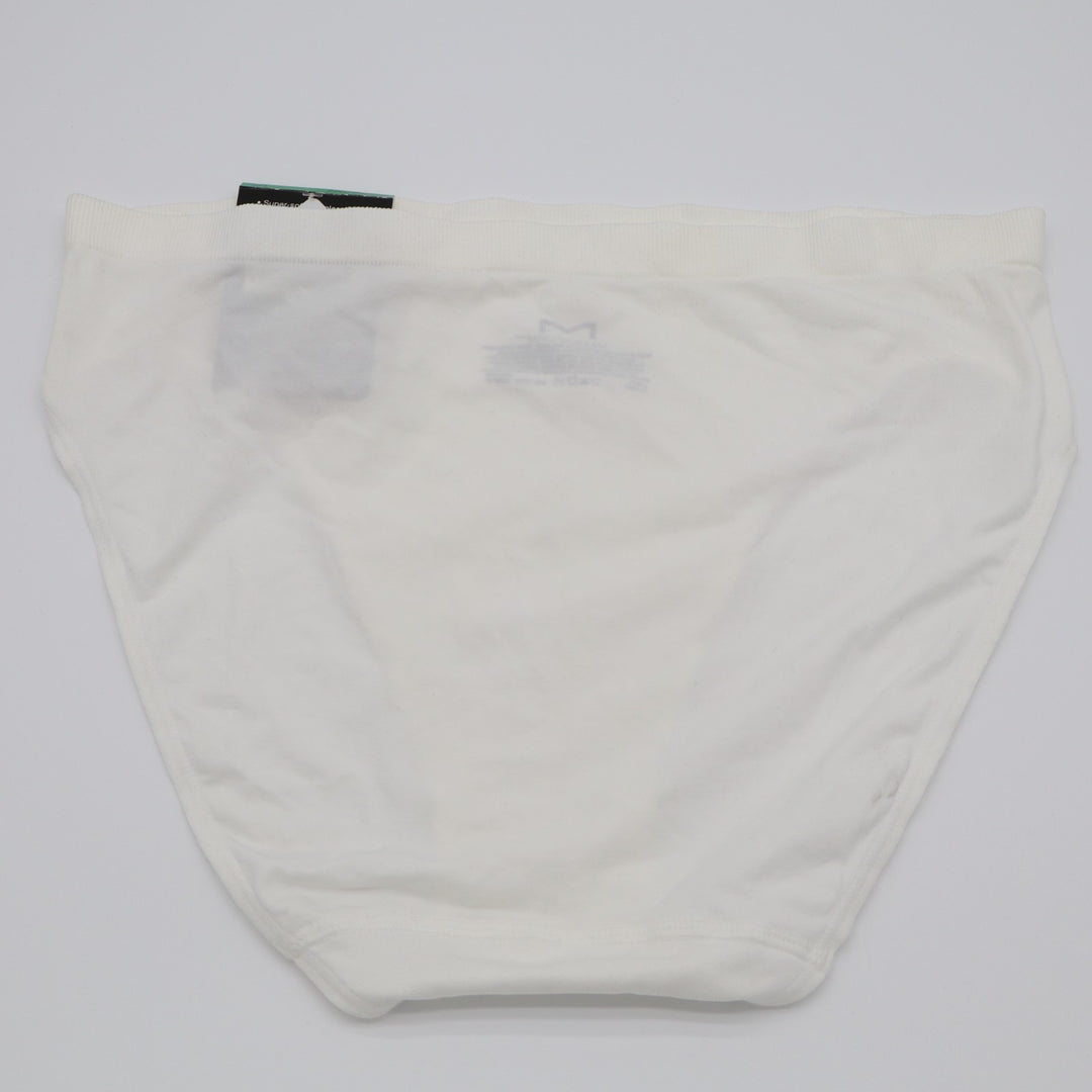 Maidenform Seamless Bikini Panty Womens L White Soft Stretch Mid Rise Underwear
