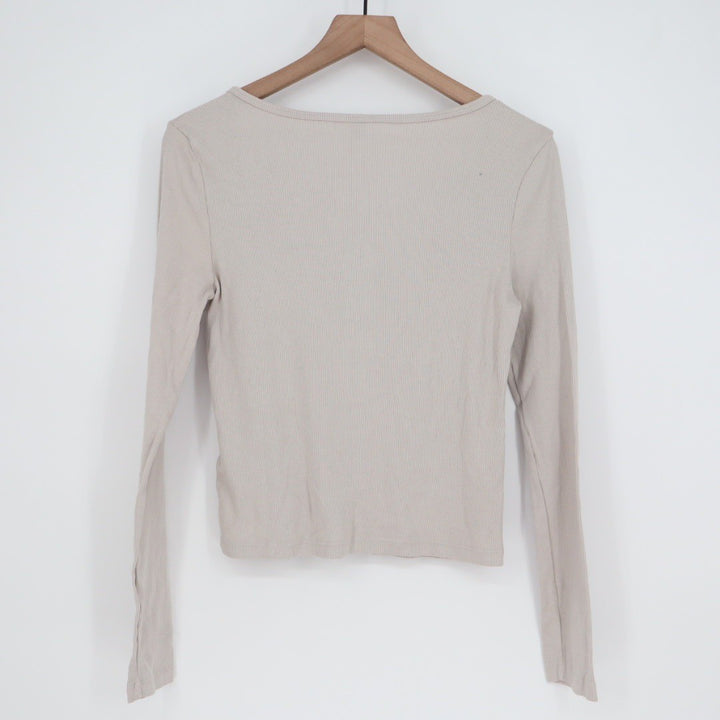 American Giant Women's Lue Rib Square Neck Cardigan Size S