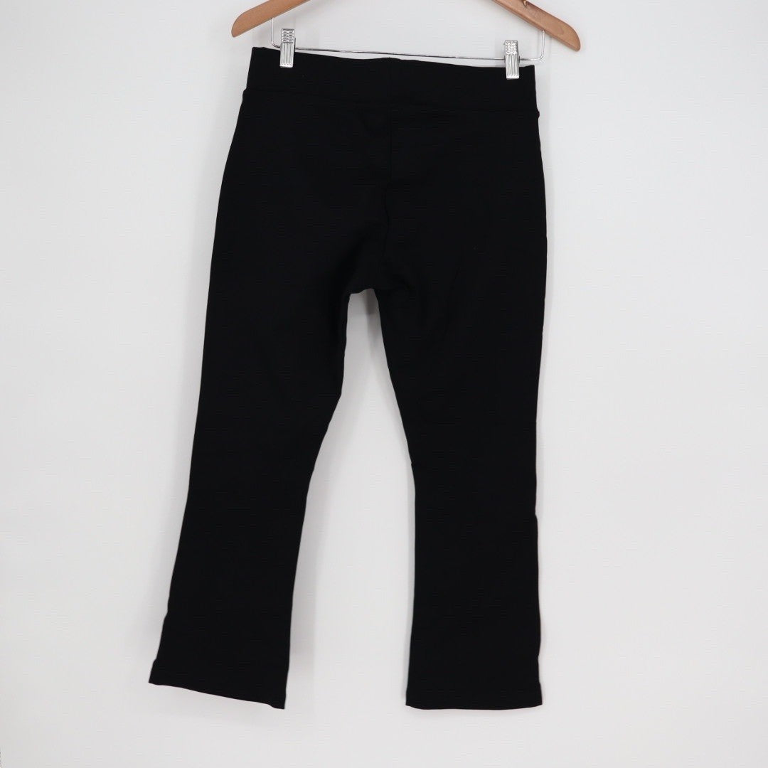 American Giant Womens Black Bootcut Pants Size 8 Made in USA