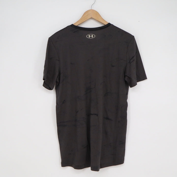 Under Armour Project Rock Freedom USA Flag Tee Charcoal Gray Youth XL