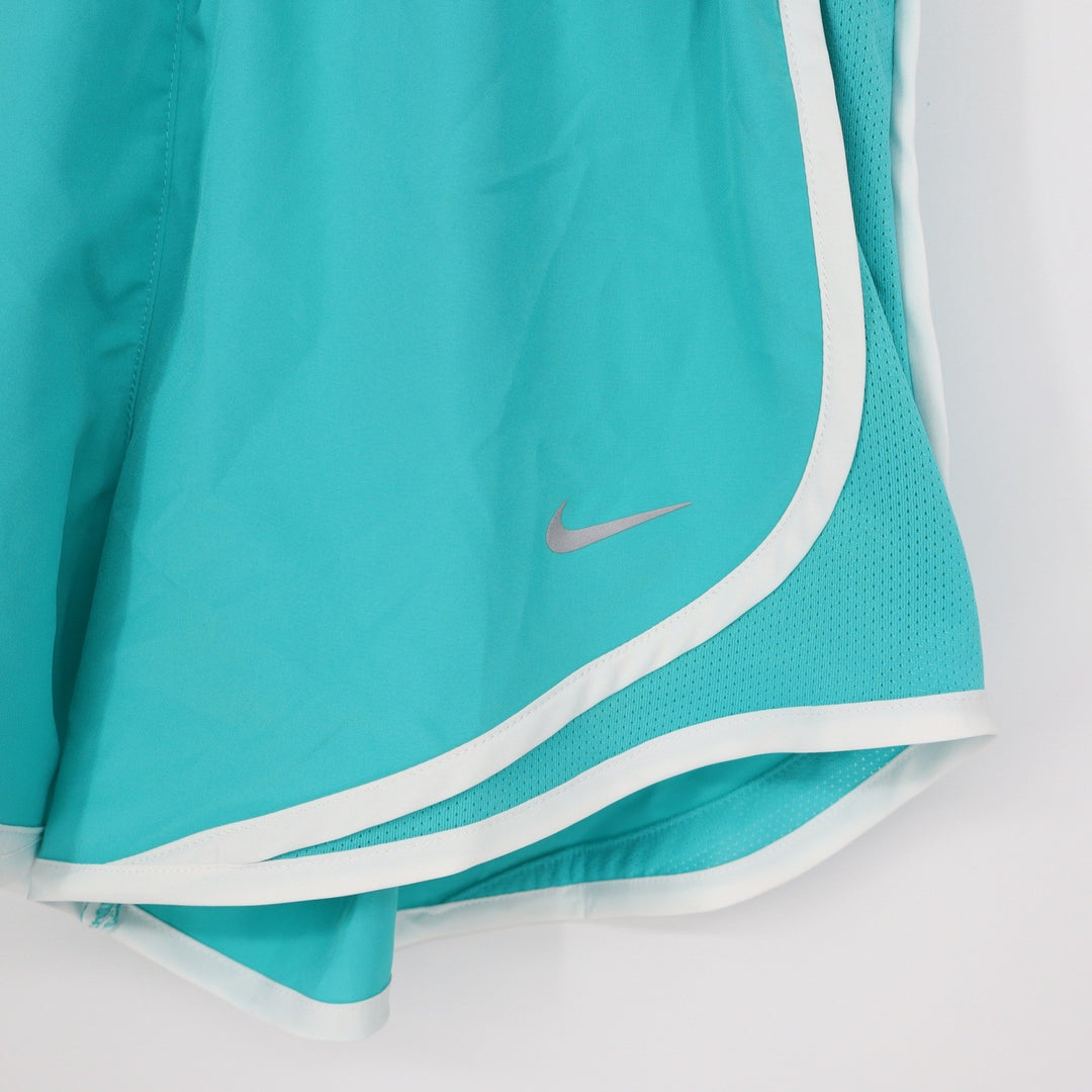Nike Womens Tempo Dri-FIT Running Shorts Teal White XS