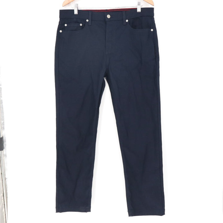 American Giant Roughneck Straight Jeans Men 34x30 Navy Cotton Stretch Outdoor