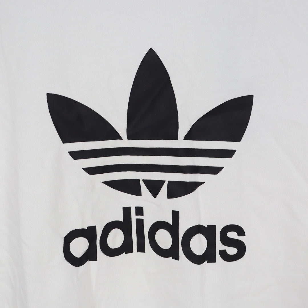 Adidas Originals Trefoil Tee Kids Large White Black Graphic T-Shirt