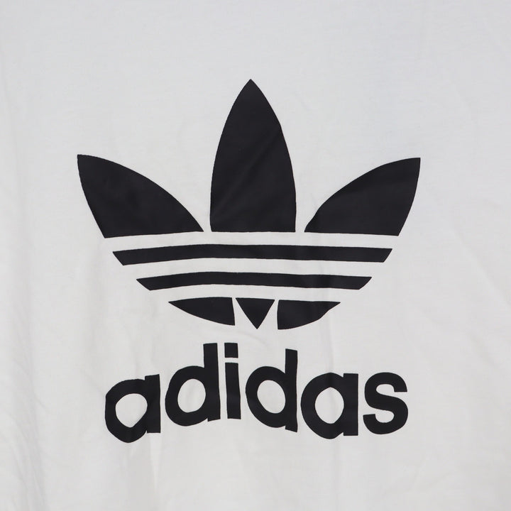 Adidas Originals Trefoil Tee Kids Large White Black Graphic T-Shirt