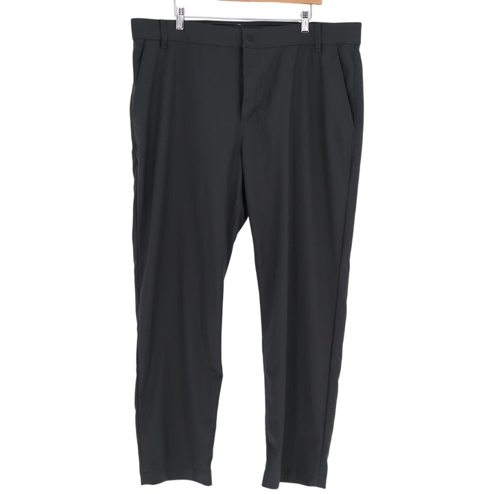 Nike Dri Fit Chino Pants Mens 40x32 Black Stretch Straight Leg Golf Performance