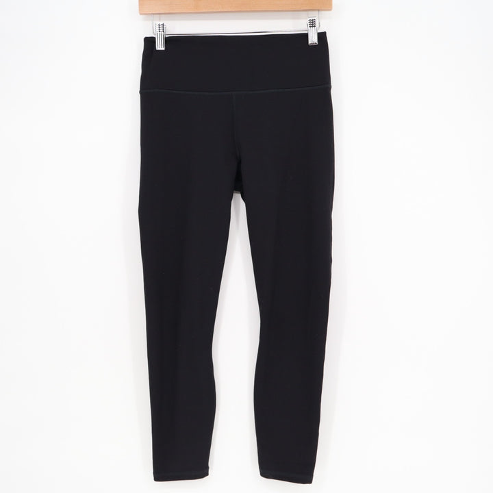 Fabletics PowerHold Leggings Womens 27 Black High Waist Performance Running Yoga