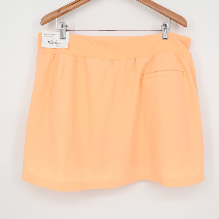 Walter Hagen P11 16" Lightweight Core Skort Peach Fuzz Orange XXL