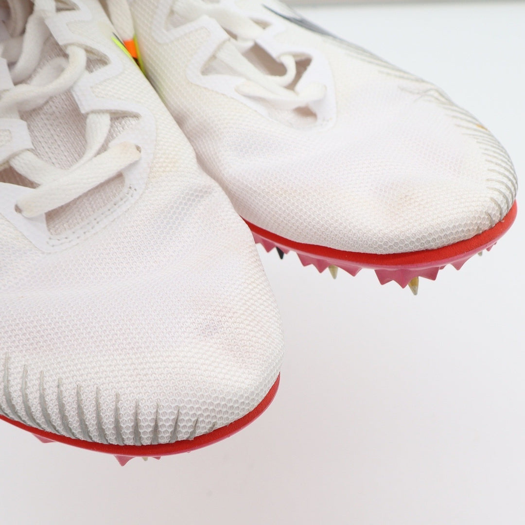 Nike Track Spikes Mens 8.5 Zoom Rival M 9 White Crimson Racing Excellent