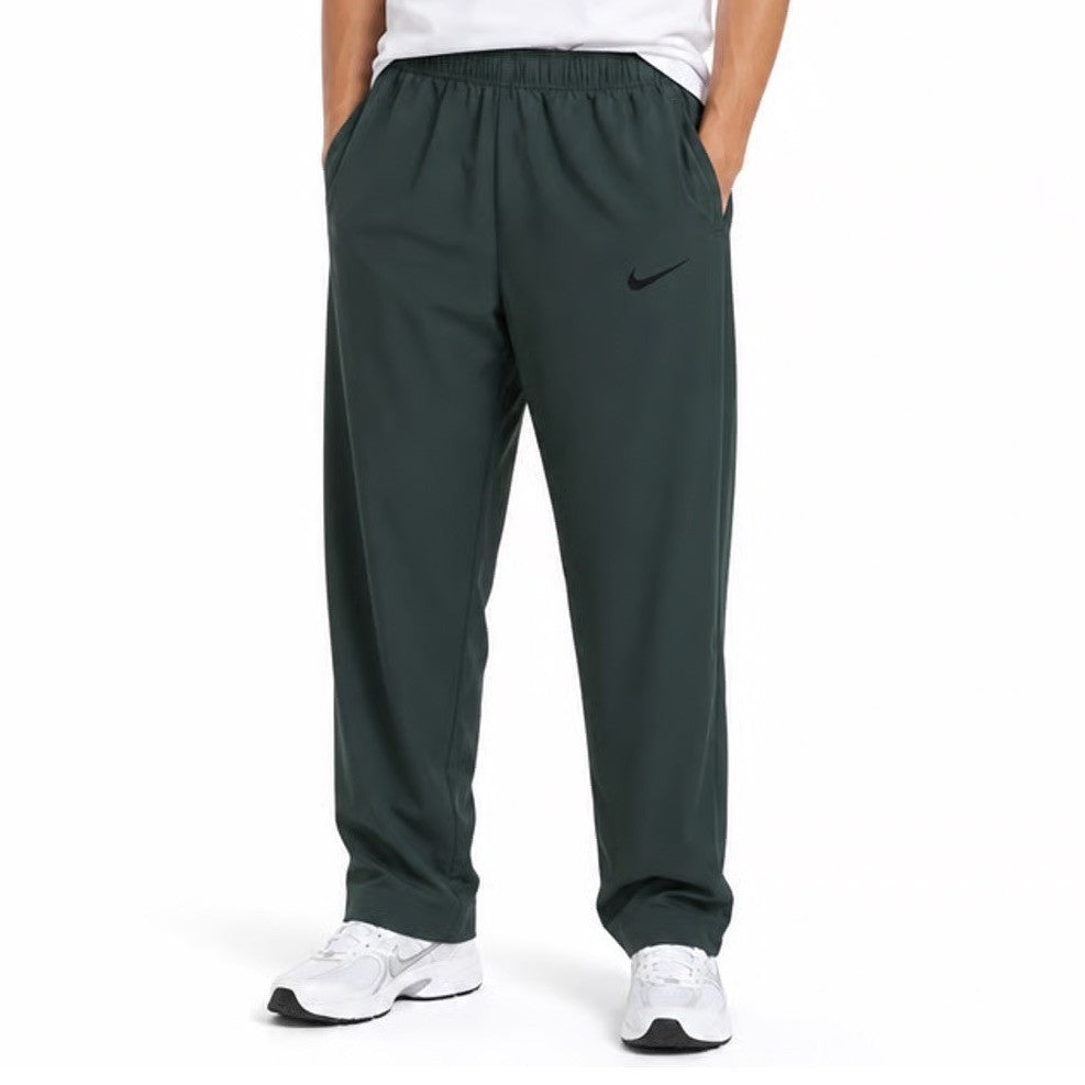 Nike Dri-FIT Mens XL Dark Green Woven Training Track Pants DVA 948