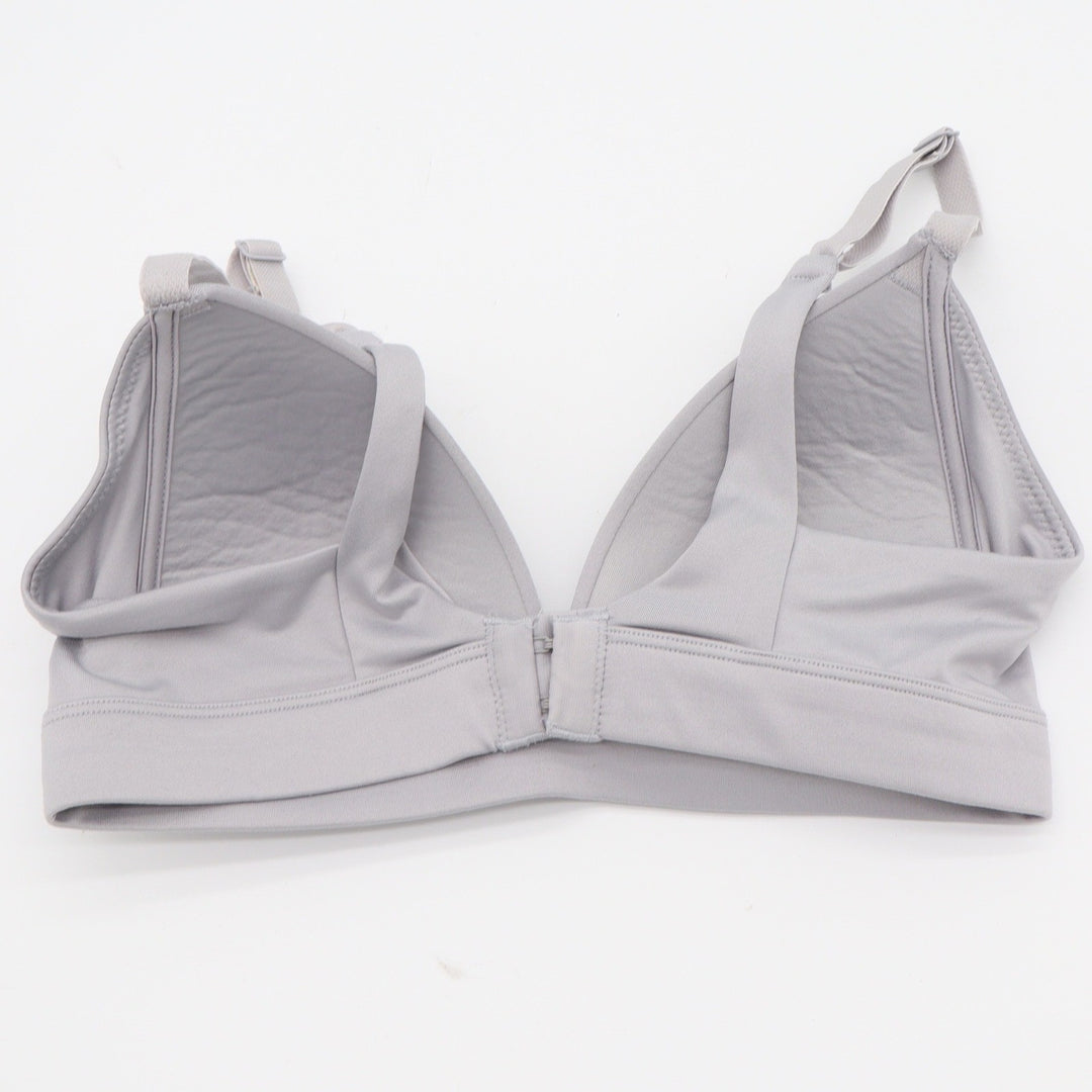 Auden Bra Womens 32B Lightly Lined Wirefree Gray Adjustable Straps Excellent