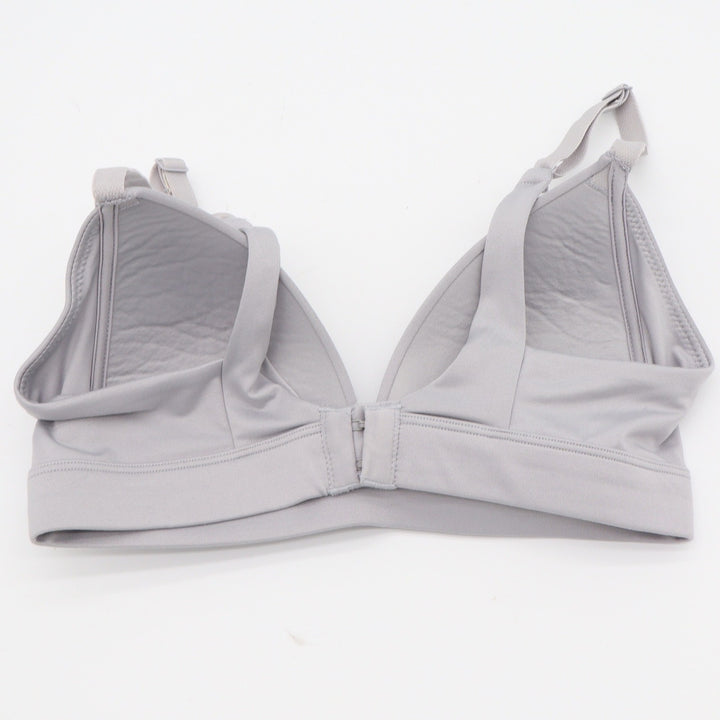 Auden Bra Womens 32B Lightly Lined Wirefree Gray Adjustable Straps Excellent