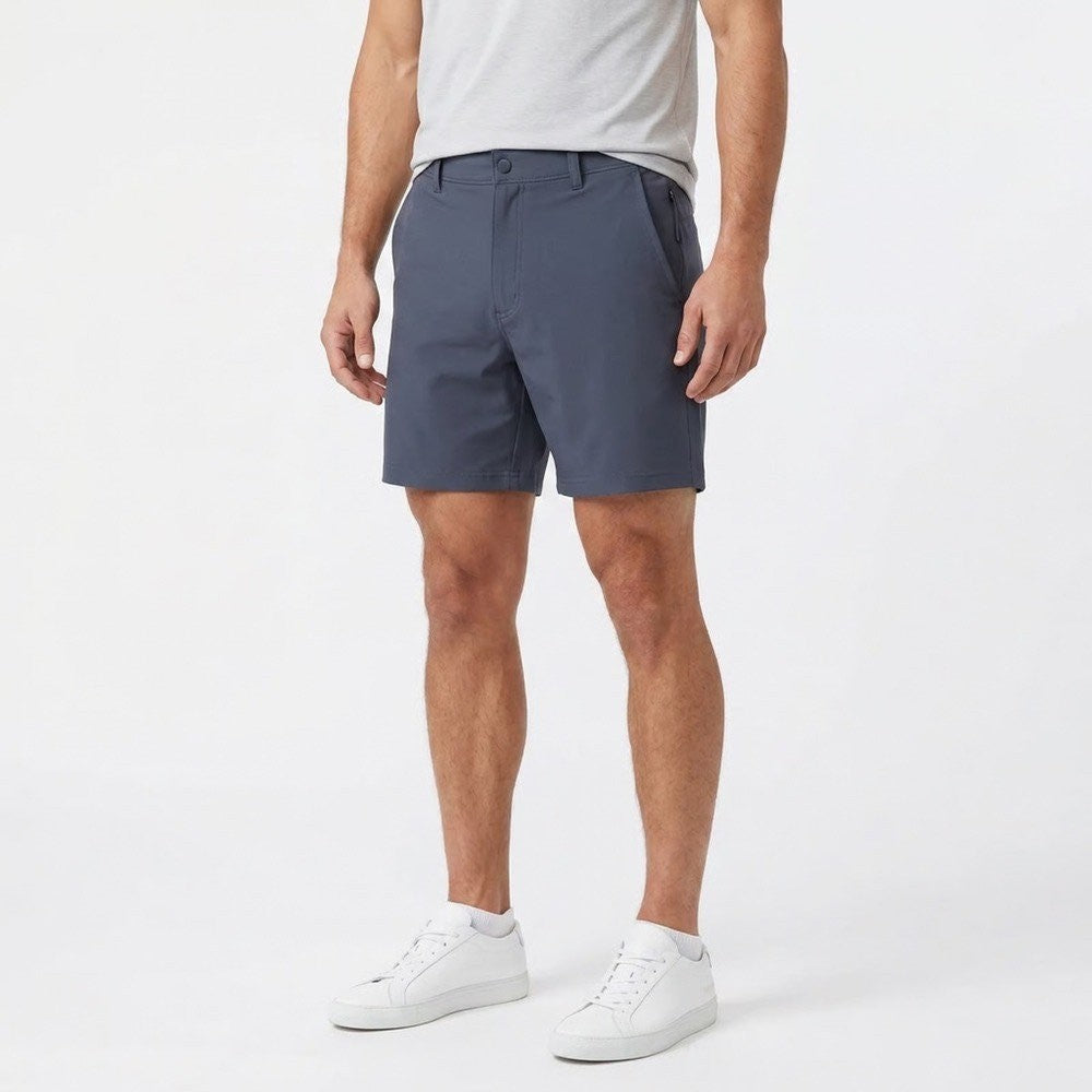 VRST Mens Resort Short Indigo Blue 6 Inch Inseam 4-Way Stretch Size S NEW