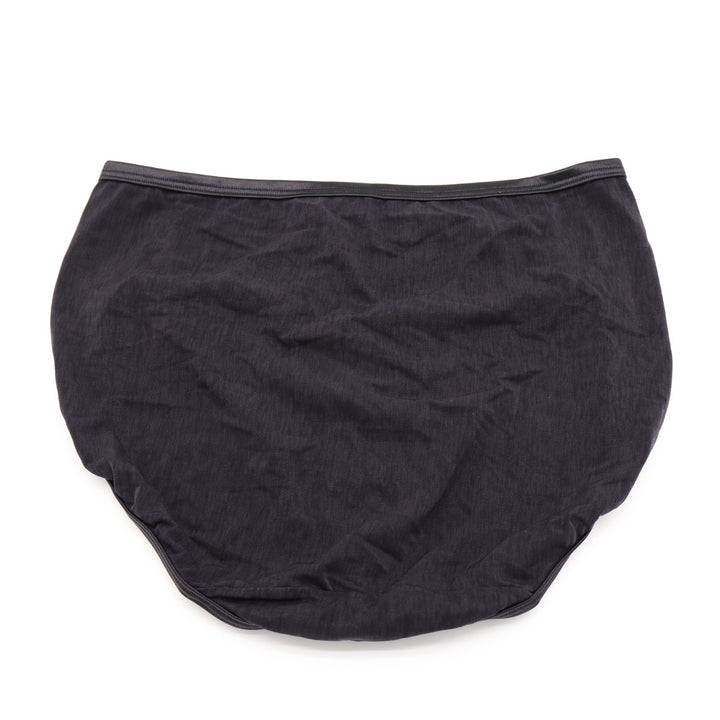 Vanity Fair Illumination Hi Cut Brief Panty Womens 8/XL Black Nylon Stretch