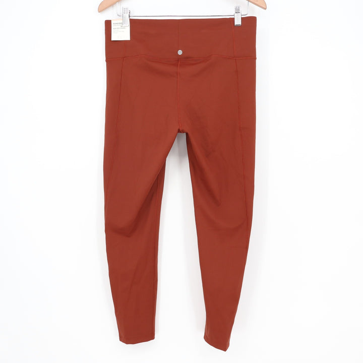 Calia PowerMove High Rise Legging 7/8 Length Rust Orange Large