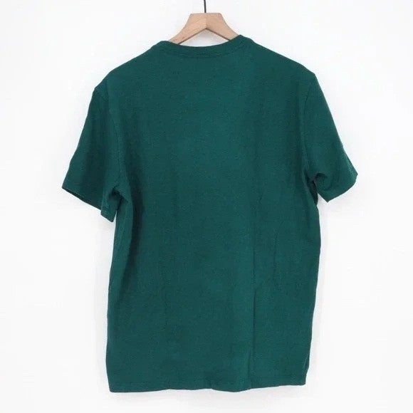 American Giant Premium Slub Crew Tee Shirt Mens Medium Fern Green Jersey Cotton