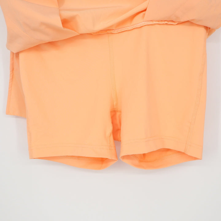 Walter Hagen P11 16" Lightweight Core Golf Skort Peach Fuzz Orange Womens XS NEW