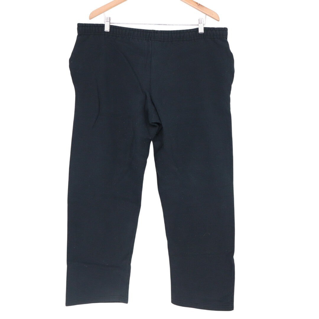 Gildan DryBlend USS Stout DDG 55 Athletic Dept Mens Medium Black Sweatpants